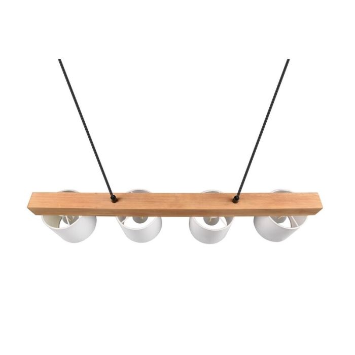 Suspension en bois marronne, Keltoum