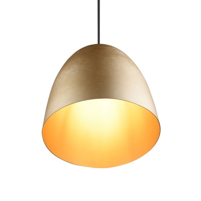 Suspension demi-sphère moderne laiton, Ingmar