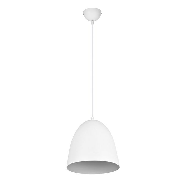 Suspension demi-sphère moderne blanche, Ingmar
