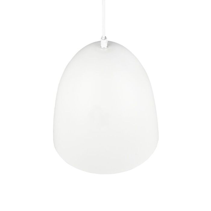 Suspension demi-sphère moderne blanche, Ingmar