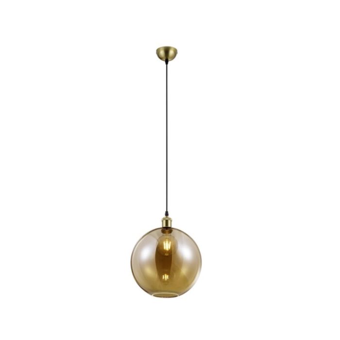 Suspension table à manger moderne bronze, Nuran