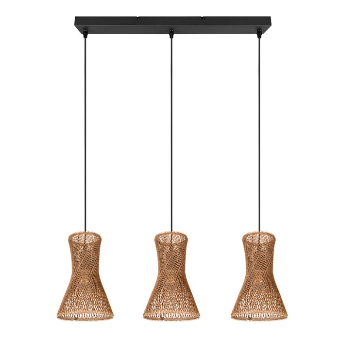 Suspension en papier noire, Qasim