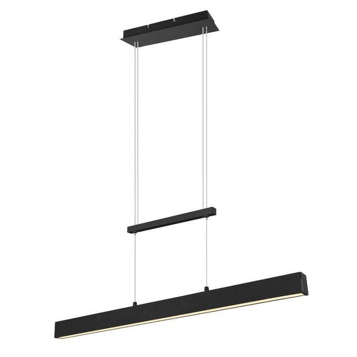 Suspension moderne noire, Dinant, 21W, 3000K LED