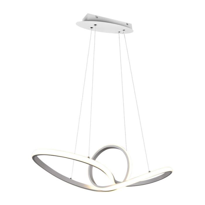 Suspension moderne blanche, Jonny, 28W, 4000K LED