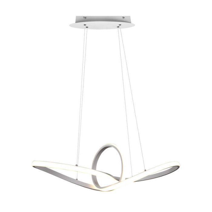 Suspension moderne blanche, Jonny, 28W, 4000K LED