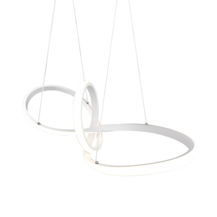 Suspension moderne blanche, Jonny, 28W, 4000K LED
