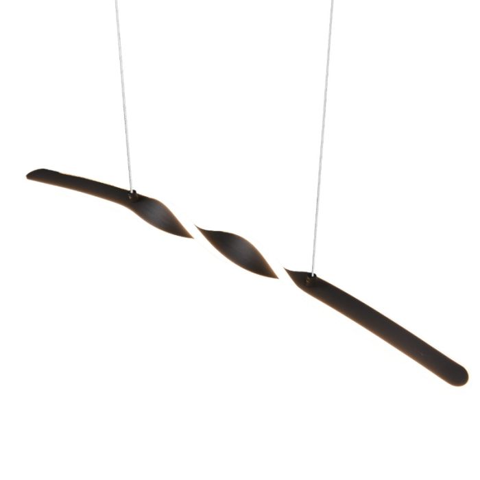 Suspension design noire, Quirinus, 18W, 4000K LED