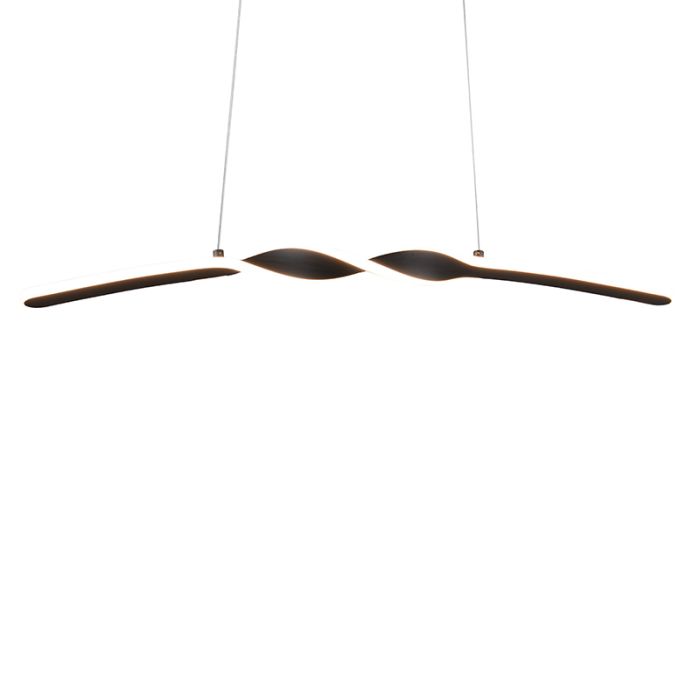 Suspension design noire, Quirinus, 18W, 4000K LED
