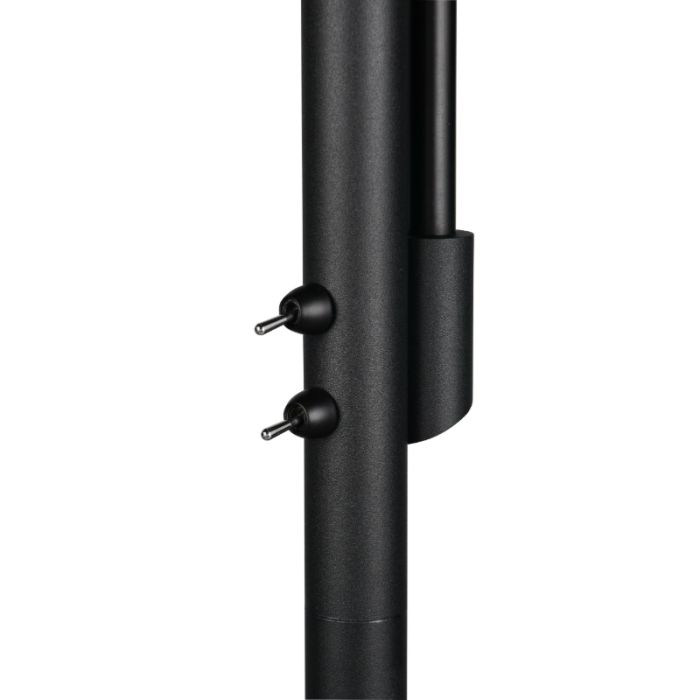 Lampadaire moderne noir, Larry, avec interrupteur