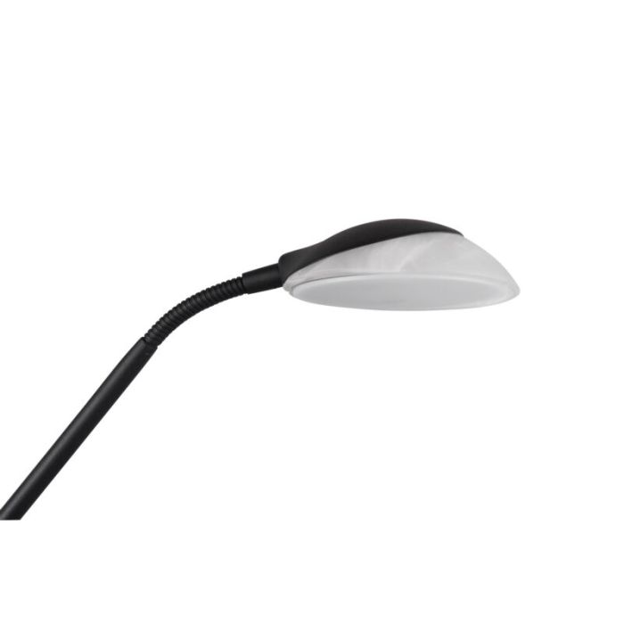 Lampadaire liseuse moderne noir, Fredrika, 27W, 3000K LED, avec variateur tactile