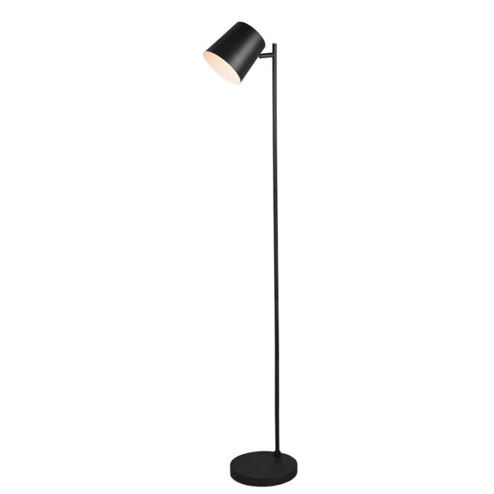 Lampadaire moderne noir, Suraya, 4,5W, 3000K LED, avec variateur tactile