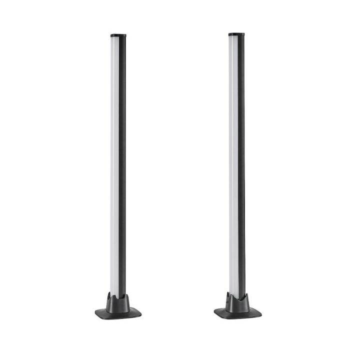 Lampe de table moderne noire, Wissal, 5W, RGB LED, avec télécommande