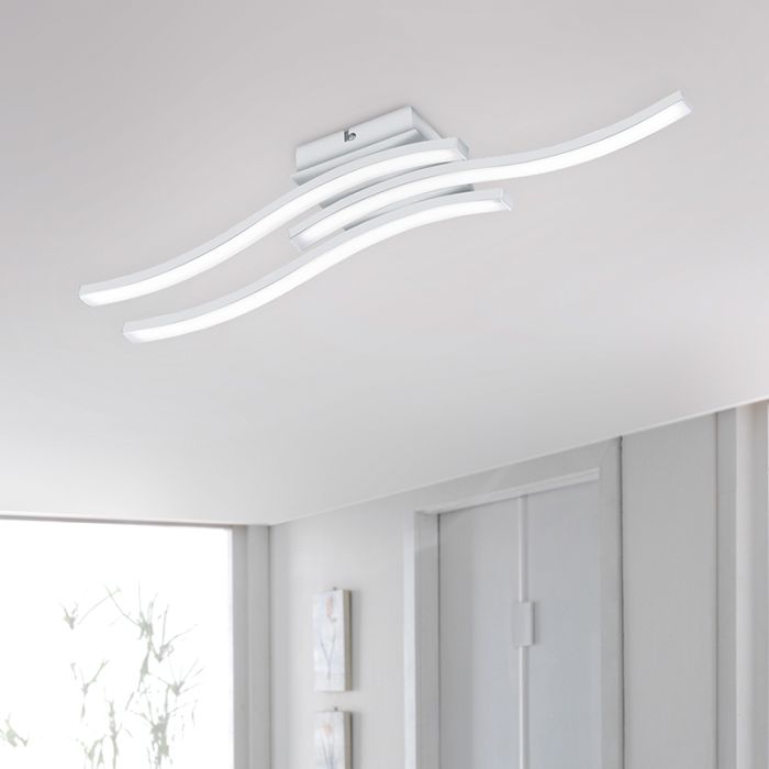 Lampe plafond moderne blanche, Go, 5W, 4000K LED