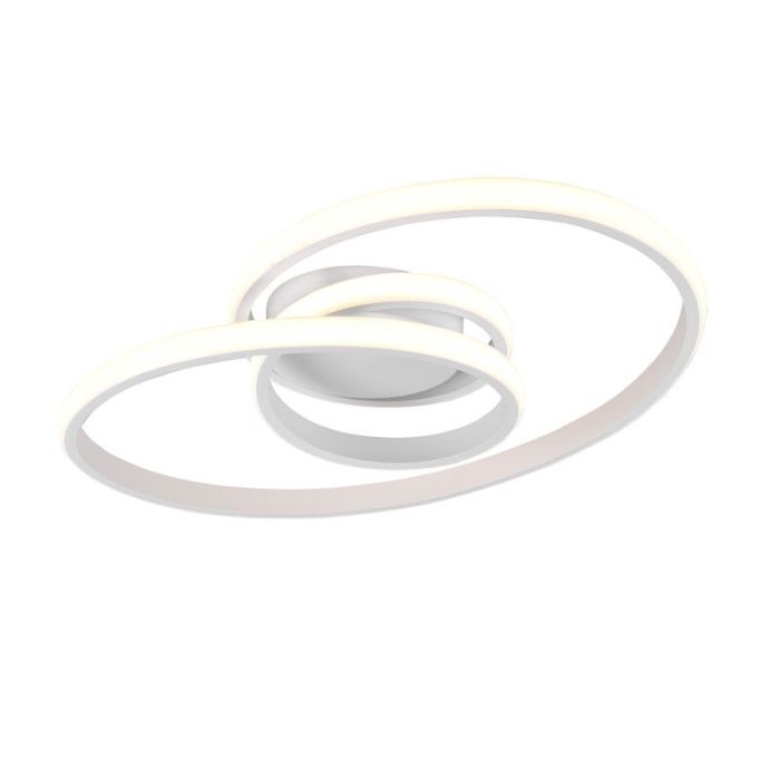 Lampe plafond moderne blanche, Jonny, 18,5W, 4000K LED, gradable en 3 étapes