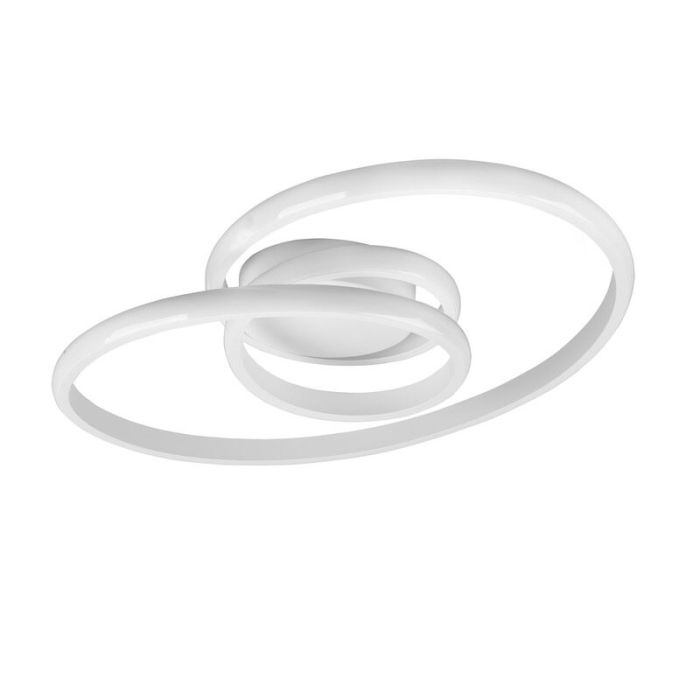 Lampe plafond moderne blanche, Jonny, 18,5W, 4000K LED, gradable en 3 étapes