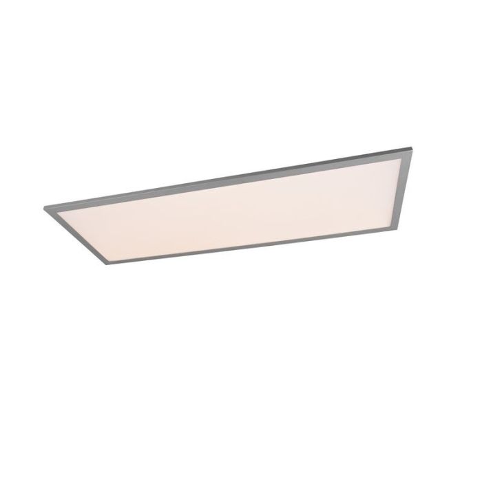 Lampe plafond moderne grise, Marlise, 33,5W, blanc chaud à froid réglable LED, avec télécommande