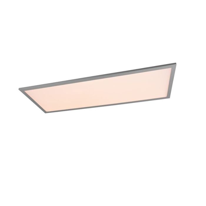 Lampe plafond moderne grise, Marlise, 33,5W, blanc chaud à froid réglable LED, avec télécommande