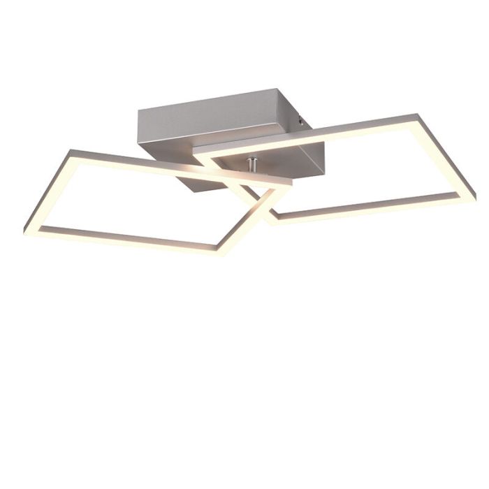 Lampe plafond moderne grise, Margaux, 20W, 3000K LED