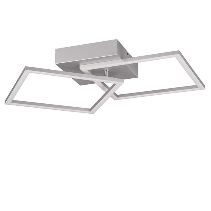 Lampe plafond moderne grise, Margaux, 20W, 3000K LED