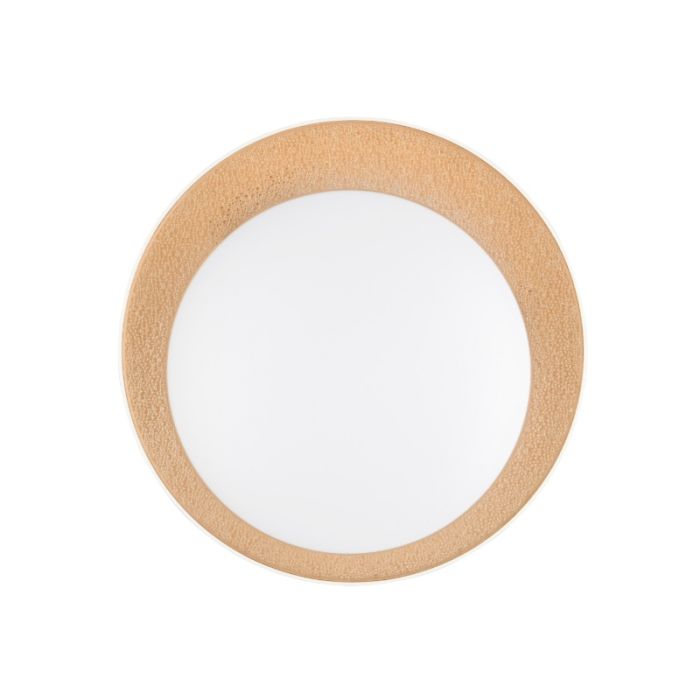 Lampe plafond moderne dorée, Nurettin, 24W, blanc chaud à froid réglable LED, gradable en 3 étapes