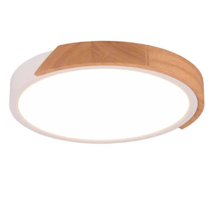 Lampe plafond moderne blanche, Nevil, 20W, 3000K LED, gradable en 3 étapes
