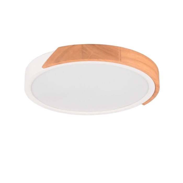 Lampe plafond moderne blanche, Nevil, 20W, 3000K LED, gradable en 3 étapes
