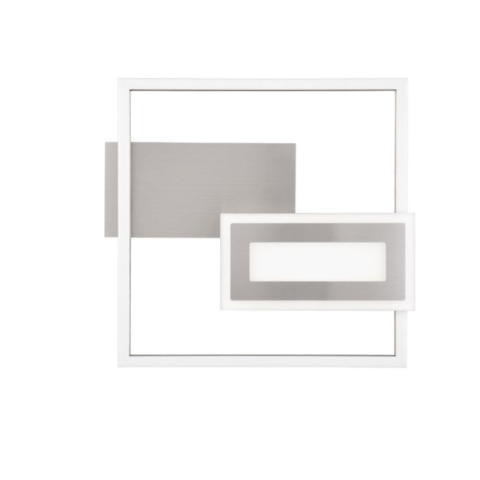 Lampe plafond design nickel, Shun, 22W, 3000K LED