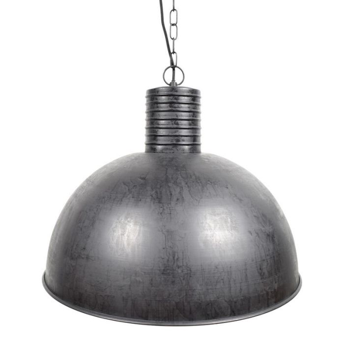 Suspension demi-sphère noire industrielle, Fejay