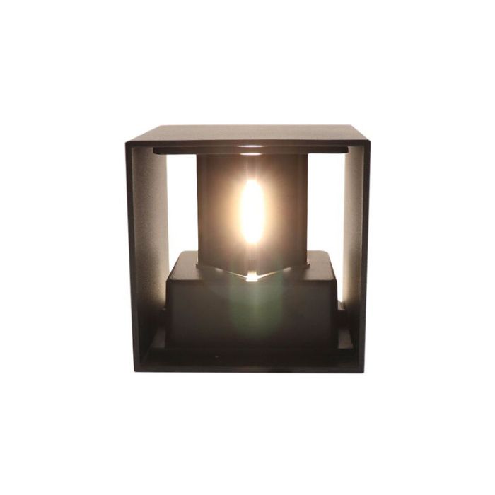 Lot de 10 applique up and down noire moderne, Dion, 6W, 3000K LED, IP65