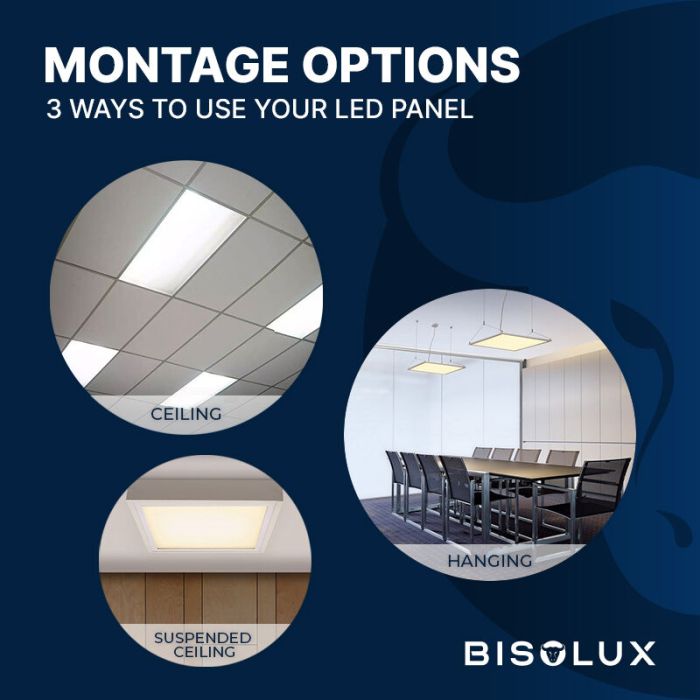Panneau LED 30x30 cm - Bisolux Master - 12W - 6000K