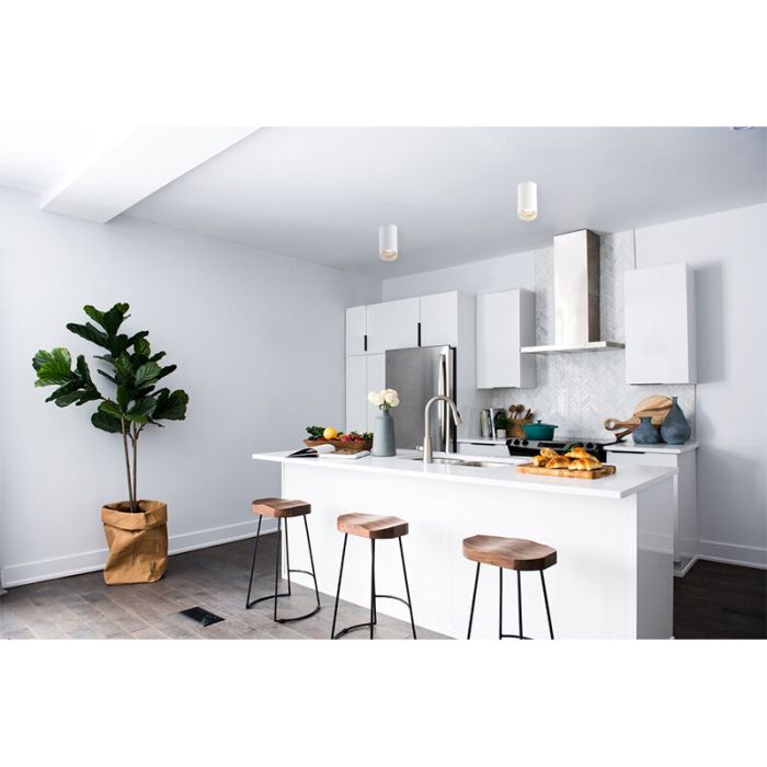 Spot en saillie blanc moderne, Esbjerg
