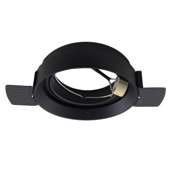 Spot encastré sans bord noir moderne, Wilhelm, GU10 AR111