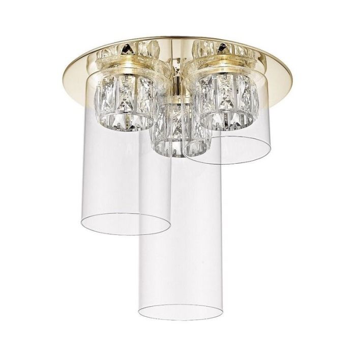 Lampe plafond dorée design, Maxwell, 5W, 3000K LED